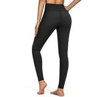 Oblikovane joge hlače Stretnje gamaše fitness trčanje teretana Sportski džepovi Aktivne hlače plus veličine