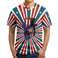 Majica, majice za muškarce i dječake Havajski majice za muškarce Dan neovisnosti Košulje kratkih rukava