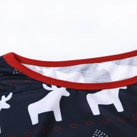 Gupgi Family Pajama Božićni podudaranje postavljene jelene za spavanje Hlače za spavanje Djeca