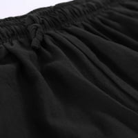 Muške hlače za čišćenje muškaraca čvrste casual modne čvrste elastične strugove Hlače srednjovjekovne