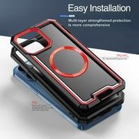 Dizajniran za iPhone Pro Case Dual Slow Heavy Duty Teška robusna svjetlosna težina kompatibilna sa magsafe