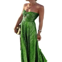 Colisha Dame Bohemian Party večernja haljina šuplji izlaze bronzing duge maxi haljine casual pune boje