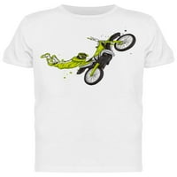 Biker radi trik majica Muškarci -Image by Shutterstock, muški X-veliki