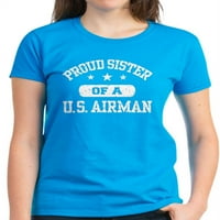 Cafepress - Ponosna sestra američkog Airmana - Ženska tamna majica