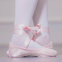DMQupv Little Girls CALCE Cipele baletne cipele nožni prsti zatvoreni joga trening cipele s cipelama