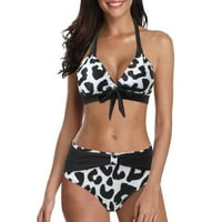 Kupaćih kostimi Tankenis set za žene kupaći kostim novim ispisanim kupaćim kostima Bikini Split Velike