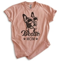 Majica Bostie mama, unise ženska majica, vlasnik boston terijera, najbolji pas mama poklon, heather