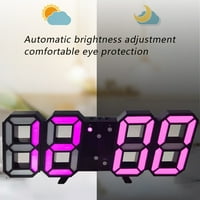 Digitalni zidni sat LED elektronski poklon budilica Inteligentni 3D digitalni sat Budilica