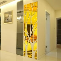 Yuehao Domaći dekor Moderni ogledalo Uklonjivo Umjetni naljepnica Zidna naljepnica Naljepnica Na kućna