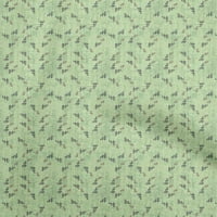 Onuone Rayon Light Zelena tkanina apstraktna haljina Materijal Tkanina za ispis tkanina sa dvorištem
