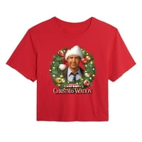 Nacionalni božićni za odmor - Clark Holiday Wearm - Juniori je obrezana majica pamučne mješavine