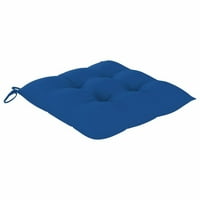 Jastuci za ametojeve stolice Plava 15,7 x15,7 x2.8 tkanina