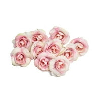 Lažne cvijeće glave u velikoj veleprodaji za zanat Brisa umjetna svila ruža Peony Heads Dekorativni