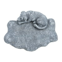 Pas Memorijalni kamena smola za kućne ljubimce TOMBSTONE PET TRIBUTE KURNU ORNAment Statuta životinja