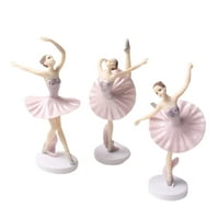 Greenhome ples djevojka igračka elegantan kućni dekor dugi servisni vijek baletske djevojke torta bira