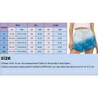 Huaai Womens znojne kratke hlače Ležerne prilike ljetne hlače za tisak elastičnih kratkih kratkih hlača