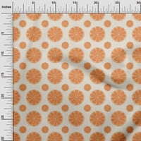 Onuone pamučne kambrične tkanine narančasto plodovi limunski kriška šivena dizalica projekti tkanini
