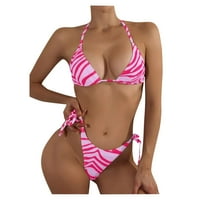 Ženske kupaće kostime Bandeau zavoj bikini set push-up brazilski ljetni odjeću kupaći kupaći kostim