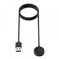 Pametni punjač za sat magnetni prijenosni USB punjenje adaptera za punjenje, crna