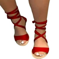 Ženske sandale plaže ravne cipele stilski čipke za cipele