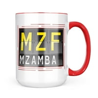 Neonblond MZF Zračna luka za Mzambu krig poklon za ljubitelje čaja za kavu