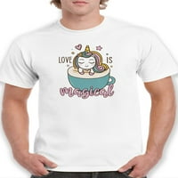 Ljubav je čarobna majica muškarci -Goatdeals dizajni, muški mali