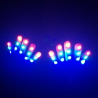 BULPIANO LED rukavice, boja trepereći rukavice za svjetlo prsta, LED rukavice za odrasle, hladne zabave