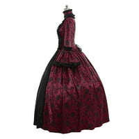 Čipka viktorijanska haljina za čipku Vintage srednjovjekovna haljina Retro Lolita haljina Gothic Punk