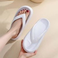 Kukoosong Flip Flops za žene Vanjske nošenje Flip-Flops Clip Toe Outdoor Eva Ležerne prilike Ravne sandale