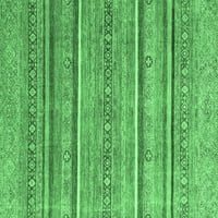 Ahgly Company Zatvoreni pravokutnik Oriental Emerald Green Moderne prostirke, 4 '6 '
