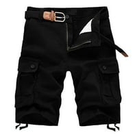 Ausyst Cargo Shorts Hlače za muškarce Ljetni na otvorenom plus veličina Teretne kratke hlače Multi-džepovi