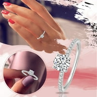 Poklon prsten za prstenje prsten za prsten za vjenčanje nakita za vjenčanje nakit žene veličine 5-prstenovi