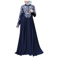 Haljine za žene casual arapska kaftana abaya maxi šivanje jilbab čipka ženske haljine