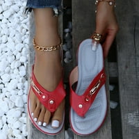 Honeeladyy ponude ljetne ženske dame modne casual sandale cipele na otvorenom flip flops plaža klinovi
