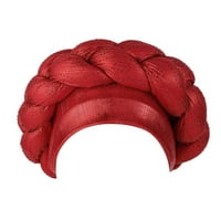 Mnjin bejzbol kape modne žene perlaing pletenica hat ruffle beanie wrap kape za spavanje satenske obložene
