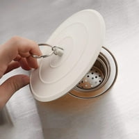 Čep za kadu, ravni sudoper za usisni sudoper gumeni silikonski tuš odvodnik čep za kupanje za kuhinju, kupatilo i umivaonik