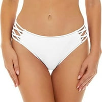 Lolmot ženska cheeky brazilski bikini dna niski porast visokog rezanog kuhanja donjih bikini panty kupaći