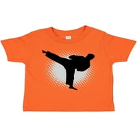 Inktastične karate borilačke vještine Silhouette Sportski poklon Toddler Boy Girl Majica