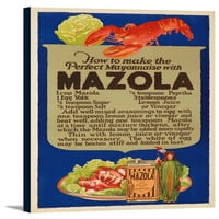 Mazola - majonez Vintage poster USA C