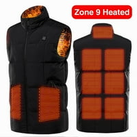 Električna grijana jakna prsluk za muškarce Termalni kaput zagrijava zimsku odjeću Vodootporni vjetrootporni