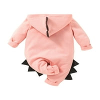 Paille novorođenčad dukseve casual kombinezonske labave kuće za romper s kapuljačom bodysuit playsuit