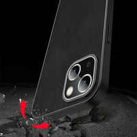 Dteck kožna futrola za iPhone Pro ultra tanak lagana puna zaštita kamere zaštita od udara otporna na