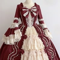 Srednjovjekovna majica, gotička srednjovjekovna haljina za žene renesanse Halloween Victorian haljine