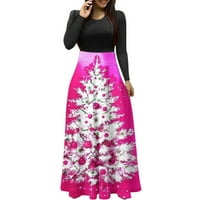Ženska božićna ideja Tresene haljine modna prevelika duga haljina za žene plaža casual maxi sandress