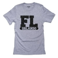Orlando, Florida FL Classic City State Sign Muška siva majica