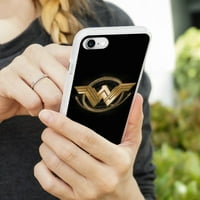 Wonder Woman Movi film Golden Lasso Logo Zaštitni vijak FIT HIBRID Gumeni branik kućište Apple iPhone