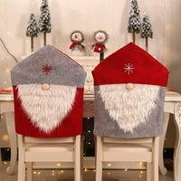 Yozhu božićna stolica pokriva božićni ukras šešir snjegović santa rekviziti za restoran za blagovaonicu