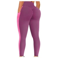 Iopqo joga hlače Ženske vježbe gama za vježbanje Fitness Sportski trčanje yoga hlače ružičasta xxl
