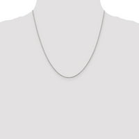 Ogrlica lančana lanac u obliku bijelog zlata Auriga 14k za žene