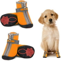 Vodootporne male cipele za pse, reflektirajuće čizme za pse neklizajuće šape tople štene cipele male